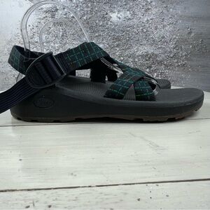 523 Chaco Black and Green Sandals men’s 10